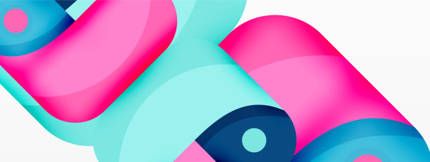 创意几何墙纸圆箭头形状图片下载