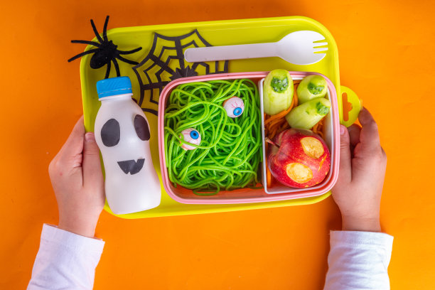 万圣节学校儿童午餐盒图片下载