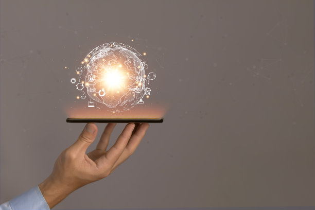 数字技术展示了成功。在线应用概念全球链接。互联网大数据网络连接商业和营销金融和银行图片下载