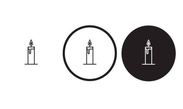 图标蜡烛带图片下载