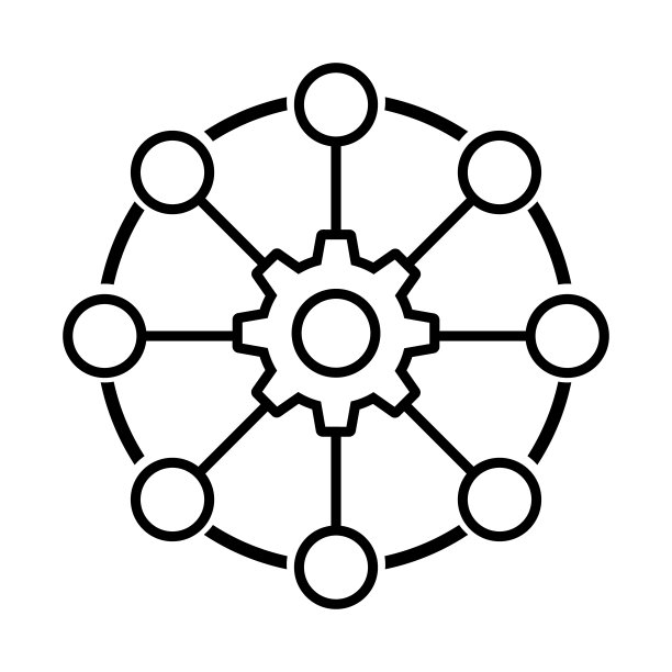 全渠道数字设计图标，互联网矢量图图片下载
