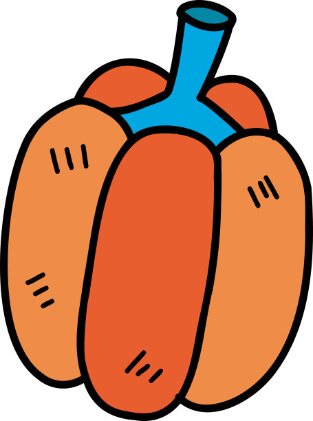 手绘南瓜插画图片下载