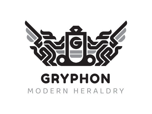 简单的奢侈的标志。只鹰头狮盾顶图片下载