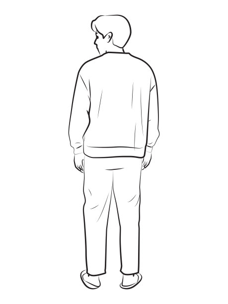 毛衣男休闲姿势图片下载