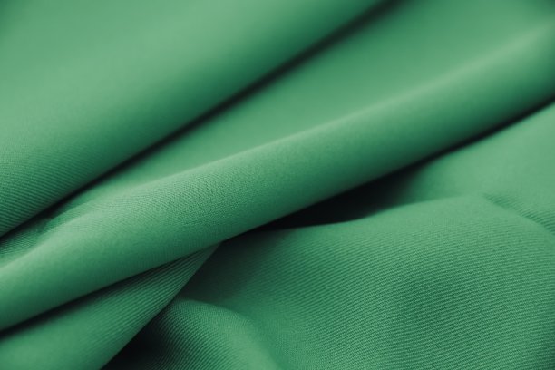 绿布面料背景，棉波背景图片下载