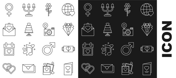 用心套线情人节派对传单图片下载