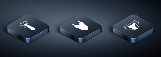 设置等距领带男士内裤和泳衣图标图片下载