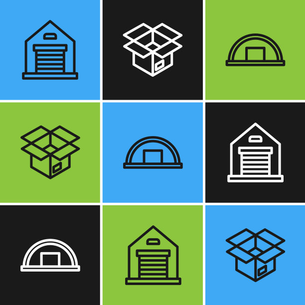 设置行仓库和开箱图标图片下载