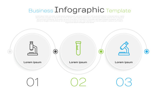 设置行显微镜试管和业务图片下载