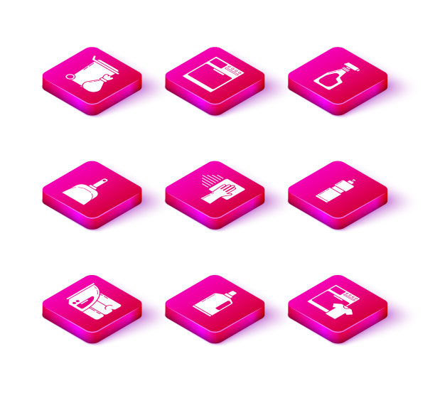 设置电熨斗和毛巾塑料瓶图片下载