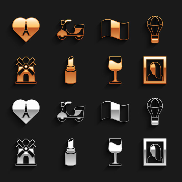 口红热气球肖像画在图片下载