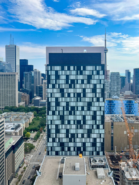 多伦多天际线和大学大道，安大略省，加拿大图片下载