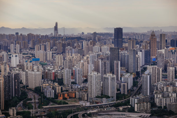 重庆南岸区的城市景观图片下载