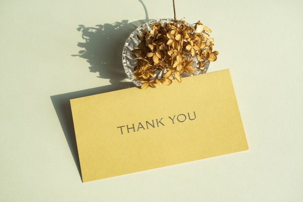 小花和感谢卡图片下载