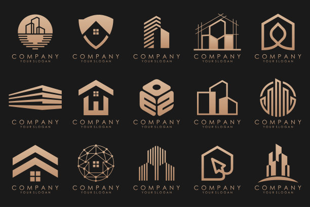 集房地产、建筑及建筑标志设计灵感图片下载