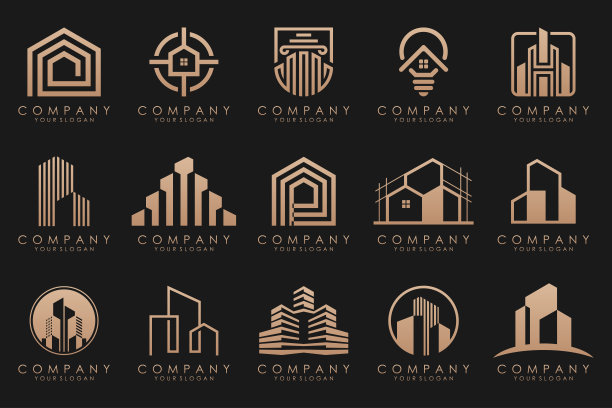 集房地产、建筑及建筑标志设计灵感图片下载