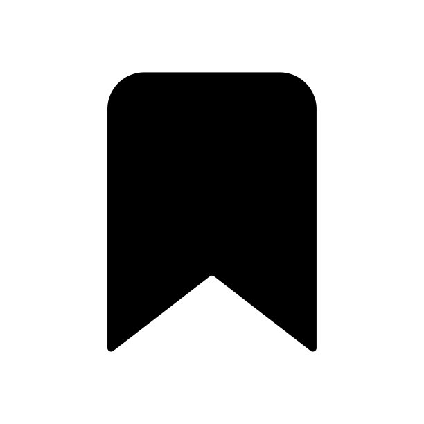 书签图标矢量设计模板图片下载