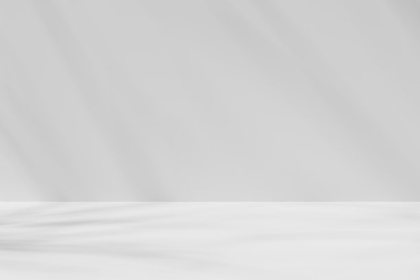 空的白色房间与自然模糊的阴影图片下载