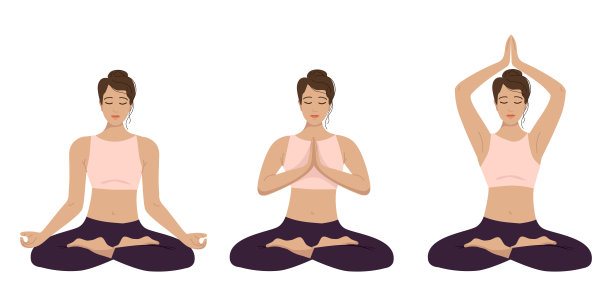 姑娘们坐在莲座上图片下载