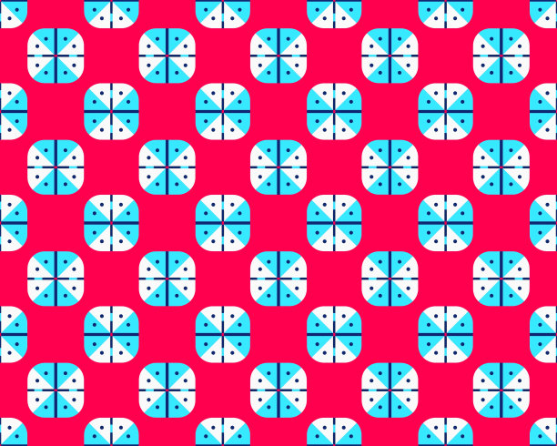 几何装饰风格的抽象彩色无缝图案插画背景纹理图片下载