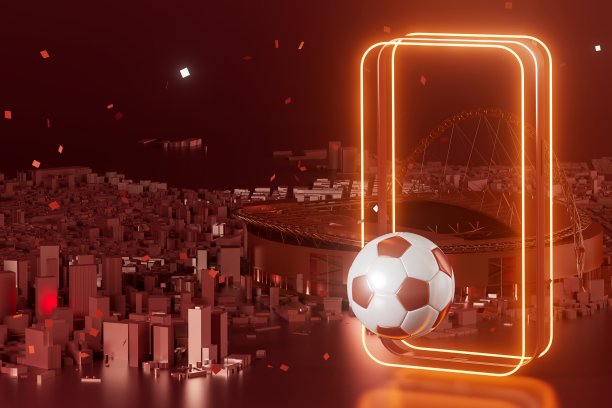 足球球对象、运动球设计、足球元素概念、3d插画、抽象足球技术、智能手机移动屏幕、绿色草地、在线体育直播、赌场体育业务图片下载