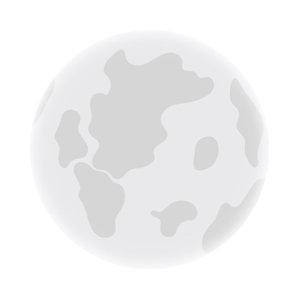 万圣节月球元素图片下载