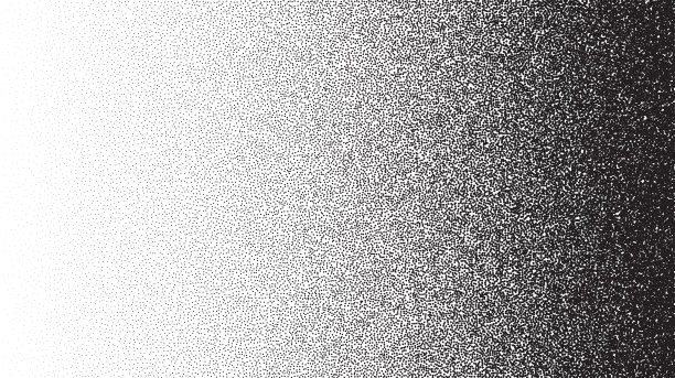 粮食点画梯度。褪色随机网点纹理。随机的垃圾噪音背景。黑点，斑点或颗粒墙纸。半色调矢量单色背景图片下载