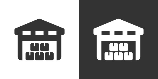 仓库图标矢量图片下载