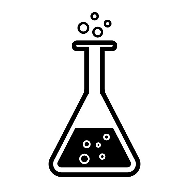 实验室玻璃图标。矢量图图片下载