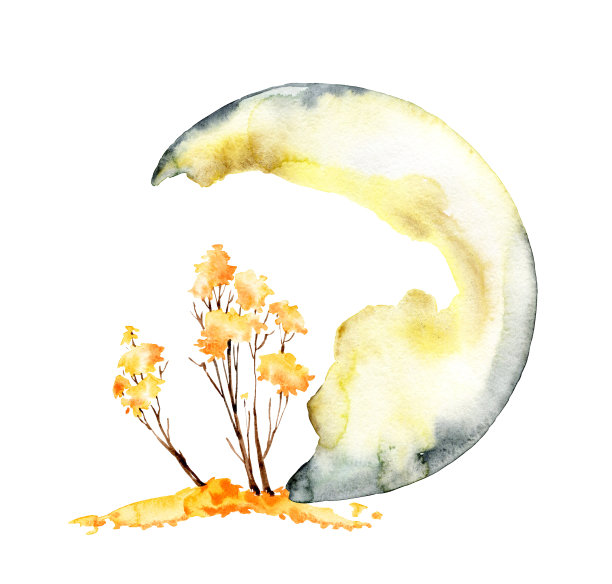 水彩插图下降图片下载