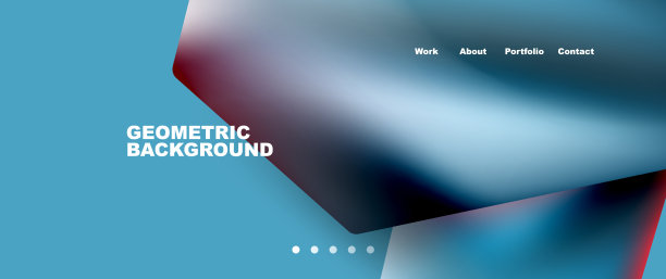 抽象的几何登陆页面创意图片下载