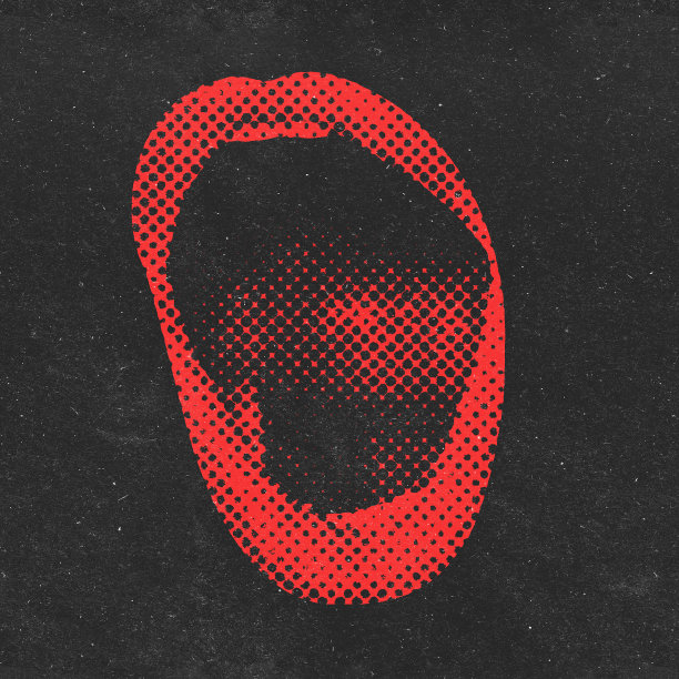 在白色背景上剪出女性的嘴唇图片下载