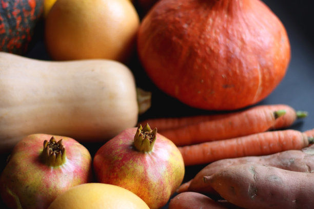 秋季果蔬品种繁多图片下载