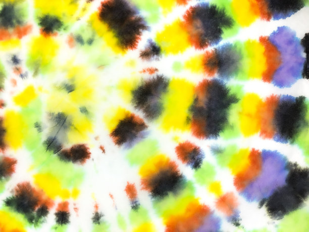 水晶石亮扎染布质地。现代彩色扎染横幅设计。涂亮扎染重复艺术。图片下载