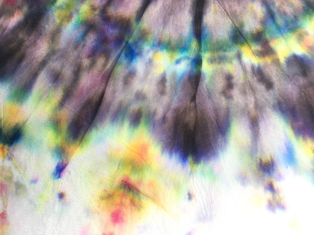 彩色图形螺旋扎染。染亮扎染艺术品涂料。螺旋扎染旗帜纺织品。颜色彩色螺旋扎染服装背景。图片下载