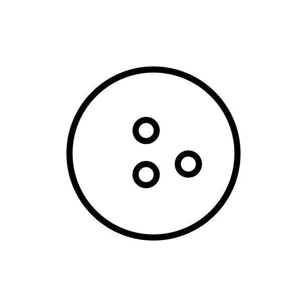 保龄球图标矢量设计模板在白色背景图片下载