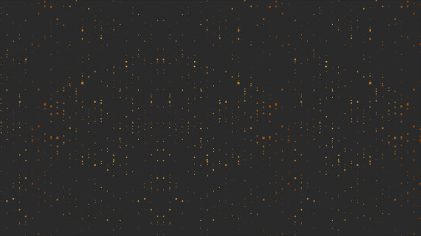 抽象的金色发光像素粒子背景图片下载