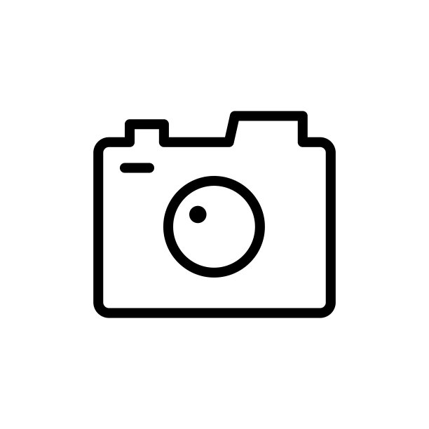 带有轮廓风格的相机图标符号。矢量图图片下载