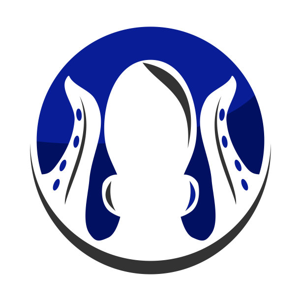 章鱼寿司店标志图标插图品牌标识图片下载