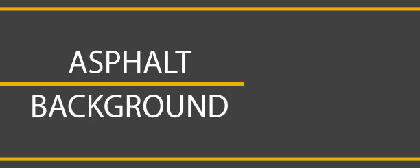 沥青路面纹理。街道模式。高速公路背景有黄线。黑色抽象的巷道表面。交通、运输和建筑方式。向量图片下载