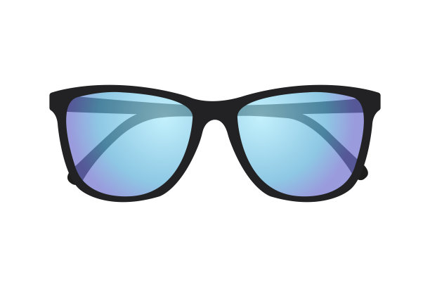 眼镜。太阳镜。矢量图像。图片下载