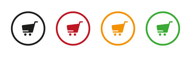 购物车。矢量图像。图片下载