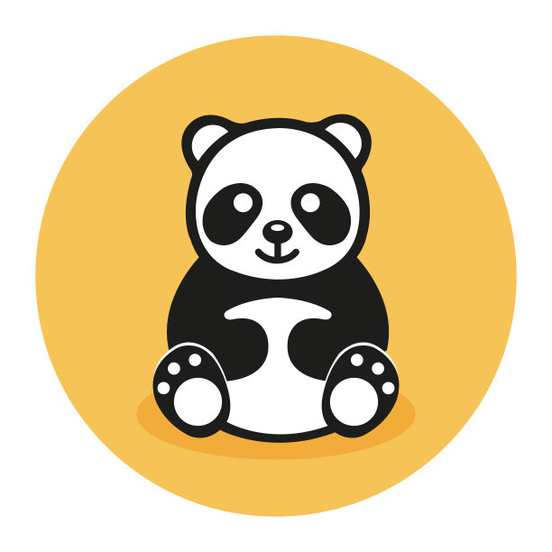 熊猫。矢量图像。图片下载