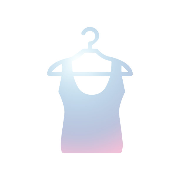 插图衣架图标模板的矢量图图片下载