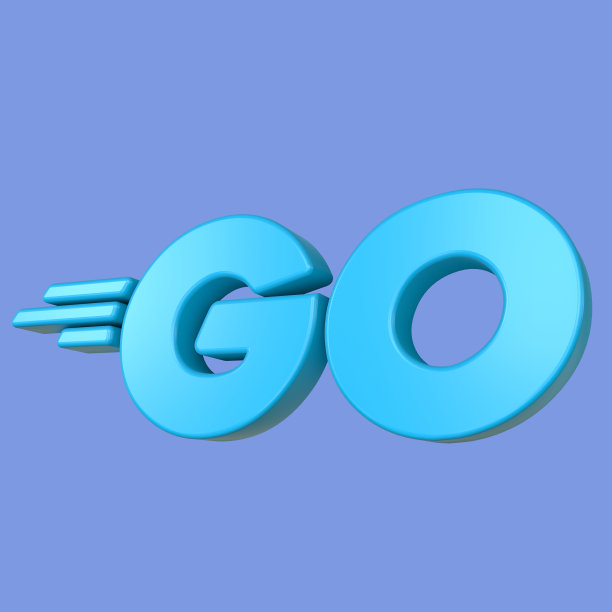 3D Golang编程语言Logo图片下载