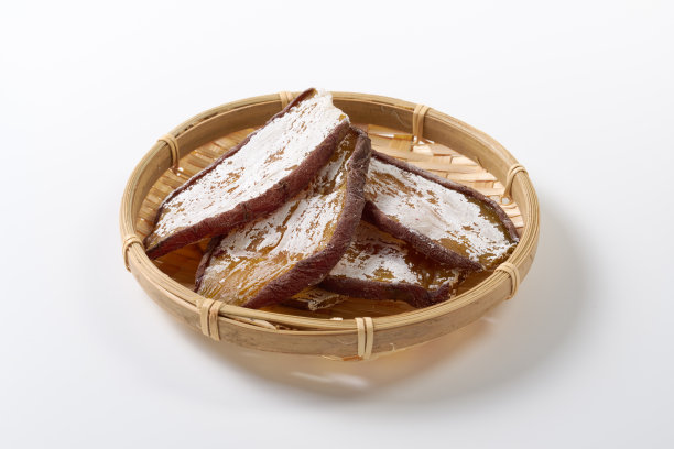 日本菜，白底土豆干图片下载