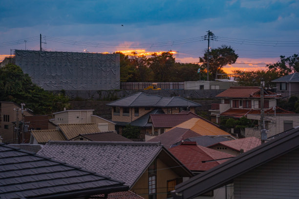 城市黄昏图片下载