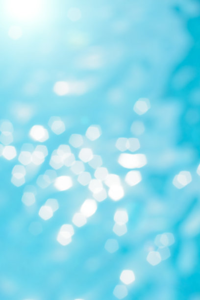 模糊的热带海水bokeh背景图片下载