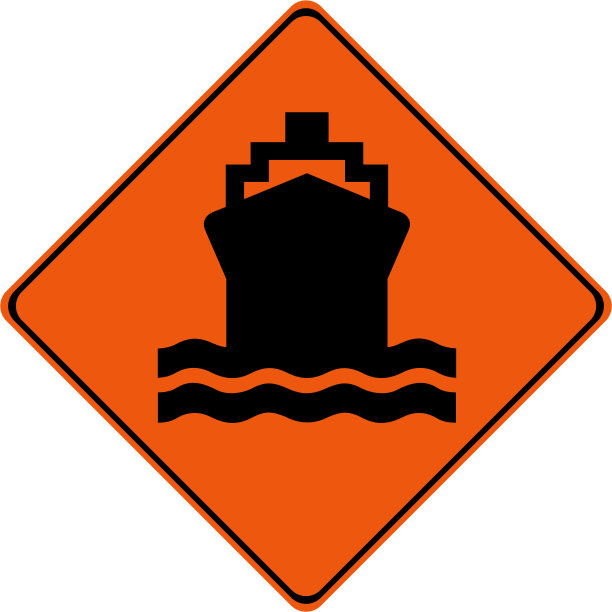 船舶警告标志图片下载