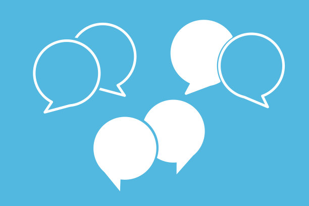 关于沟通和社交媒体的概念形象，客户反馈图片下载